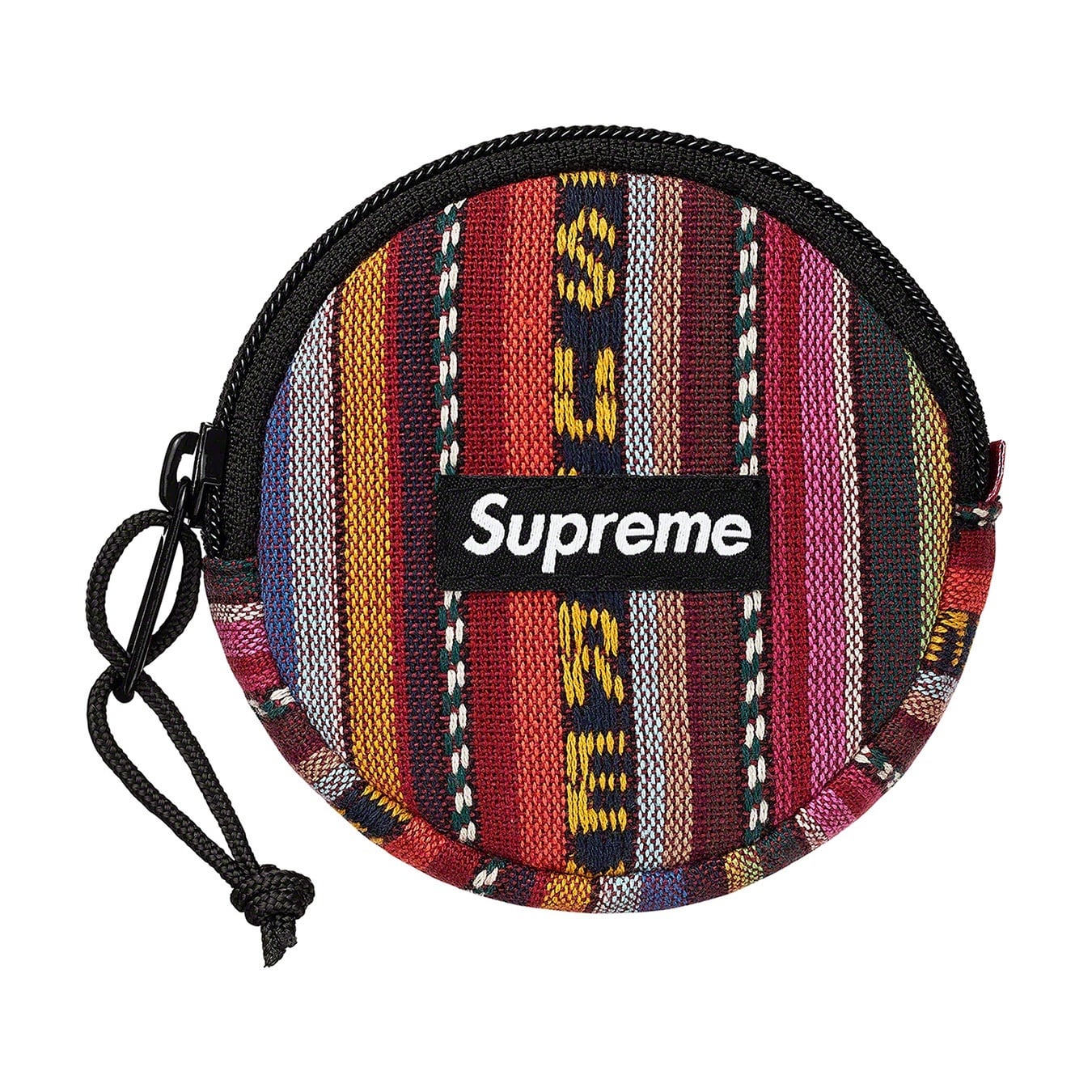 Woven Stripe Coin Pouch view 4
